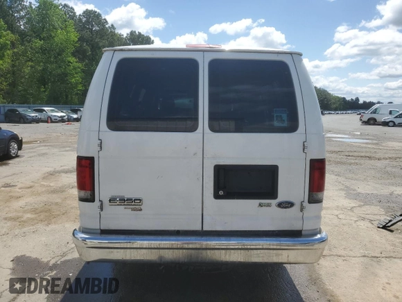 2012 Ford Econoline Passenger XL with VIN 1FBSS3BL5CDA01156, listed as a Copart auction lot 50744455 with 386,889 mi miles and Salvage title. Bid and sale history available at DreamBid. Image 6.