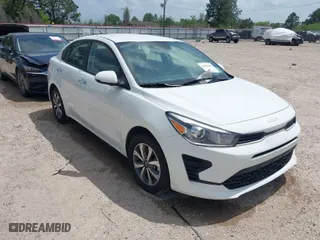 2023 Kia Rio S with VIN 3KPA24AD4PE528715, listed as a IAAI auction lot 41912848 with 11,546 mi miles. Bid and sale history available at carsss.com. Image 1.