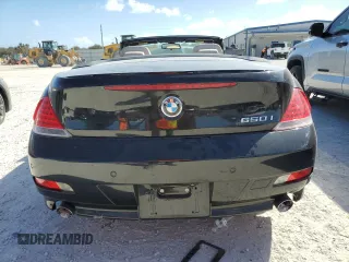 2007 BMW 6 Series 650i with VIN WBAEK135X7CN80845, listed as a Copart auction lot 77279554 with 77,235 mi miles and Salvage Title. Bid and sale history available at carsss.com. Image 6.