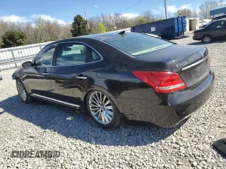 2014 Hyundai Equus Signature with VIN KMHGH4JH6EU077924, listed as a Copart auction lot 49043885 with 101,753 mi miles and Salvage Title. Bid and sale history available at DreamBid. Image 2.
