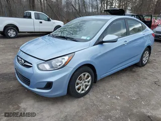 2012 Hyundai Accent GLS with VIN KMHCT4AE9CU158285, listed as a IAAI auction lot 42020423 with 98,904 mi miles. Bid and sale history available at carsss.com. Image 2.