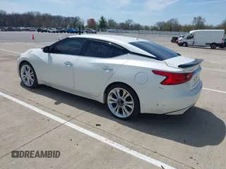 2016 Nissan Maxima SV with VIN 1N4AA6AP4GC396173, listed as a IAAI auction lot 42094529 with 137,397 mi miles and . Bid and sale history available at DreamBid. Image 3.