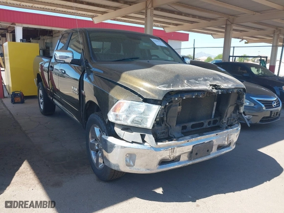 2013 Ram 1500 Big Horn with VIN 1C6RR7GTXDS661087, listed as a IAAI auction lot 42002104 with 163,791 mi miles. Bid and sale history available at carsss.com. Image 1.