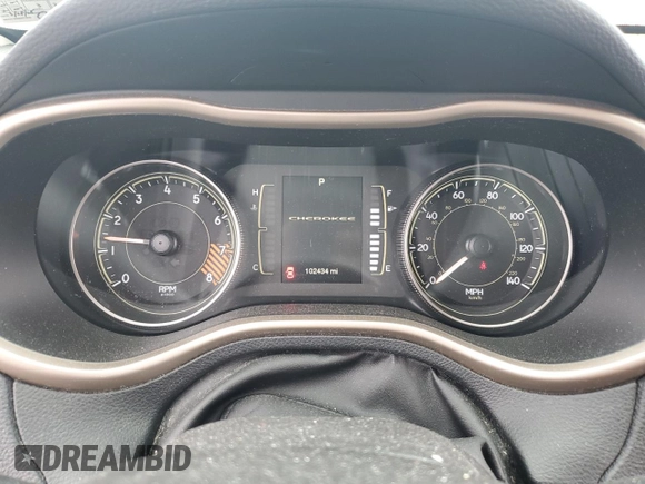 2014 Jeep Cherokee Latitude z VIN 1C4PJMCS8EW286152, wystawiony jako Copart lot #60332475 z przebiegiem 102 434 mil mil oraz Szkoda całkowita • Salvage title. Historia ofert i sprzedaży dostępna na DreamBid. Obrazek 9.