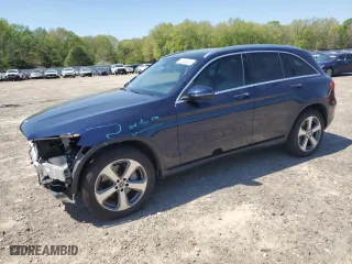 2021 Mercedes-Benz GLC with VIN W1N0G8EB4MF878174, listed as a Copart auction lot 52540405 with 41,304 mi miles and Salvage Title. Bid and sale history available at carsss.com. Image 1.