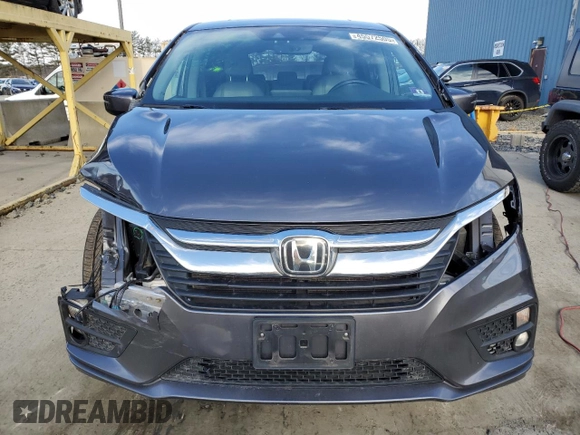 2019 Honda Odyssey EX-L with VIN 5FNRL6H78KB077870, listed as a Copart auction lot 45572505 with 88,417 mi miles and Salvage Title. Bid and sale history available at carsss.com. Image 5.