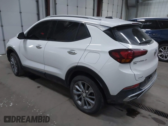 2021 Buick Encore GX Essence with VIN KL4MMGSL2MB176784, listed as a IAAI auction lot 41238164 with 109,547 mi miles and . Bid and sale history available at DreamBid. Image 3.