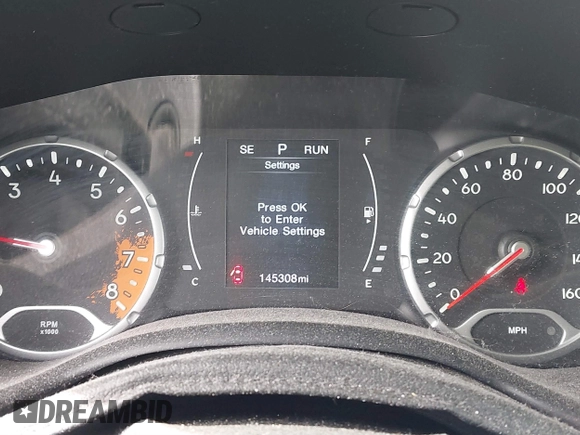 2017 Jeep Renegade Latitude with VIN ZACCJBBB2HPF77848, listed as a IAAI auction lot 41720643 with 145,308 mi miles. Bid and sale history available at carsss.com. Image 7.