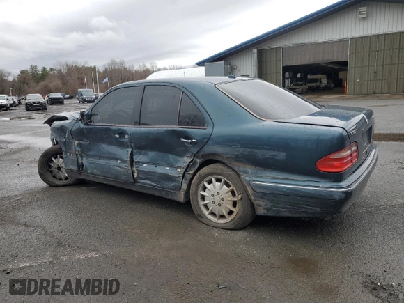 2002 Mercedes-Benz E-Class with VIN WDBJF82J82X063668, listed as a Copart auction lot 48144765 with 169,425 mi miles and Salvage Title. Bid and sale history available at carsss.com. Image 2.