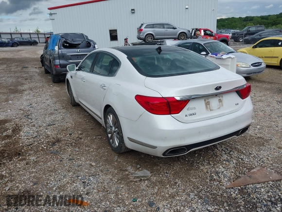 2015 Kia K900 Luxury z VIN KNALW4D48F6018930, wystawiony jako IAAI lot #42176528 z przebiegiem 54 733 mil mil oraz . Historia ofert i sprzedaży dostępna na DreamBid. Obrazek 3.