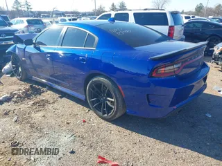 2021 Dodge Charger Scat Pack Widebody with VIN 2C3CDXGJ4MH619280, listed as a IAAI auction lot 41270410 with 59,939 mi miles. Bid and sale history available at carsss.com. Image 3.