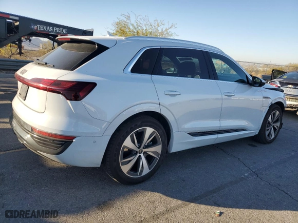 2024 Audi Q8 e-tron Premium Plus with VIN WA15AAGE3RB031412, listed as a Copart auction lot 71624414 with NaN miles and Salvage Title. Bid and sale history available at carsss.com. Image 3.