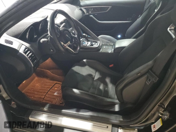 2018 Jaguar F-Type with VIN SAJD51EEXJCK51042, listed as a Copart auction lot 84990464 with 53,400 mi miles and Salvage Title. Bid and sale history available at DreamBid. Image 7.