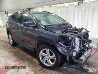 2018 GMC Terrain SLE with VIN 3GKALTEXXJL123185, listed as a Copart auction lot 45950595 with 120,635 mi miles and Salvage Title. Bid and sale history available at carsss.com. Image 4.