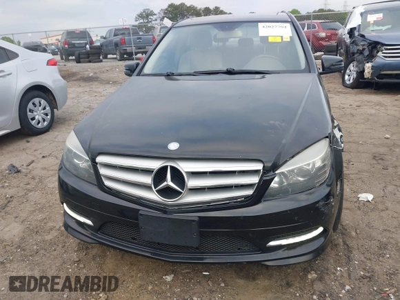 2011 Mercedes-Benz C-Class C 300 Sport with VIN WDDGF5EB7BA528433, listed as a IAAI auction lot 42027704 with 201,232 mi miles. Bid and sale history available at carsss.com. Image 12.