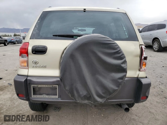 2003 Toyota RAV4 with VIN JTEGH20V030092631, listed as a Copart auction lot 48082395 with 189,802 mi miles and Salvage Title. Bid and sale history available at DreamBid. Image 6.
