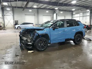 2024 Toyota RAV4 Hybrid XSE with VIN 4T3E6RFV1RU148467, listed as a Copart auction lot 47574595 with 17,147 mi miles and Salvage Title. Bid and sale history available at carsss.com. Image 1.