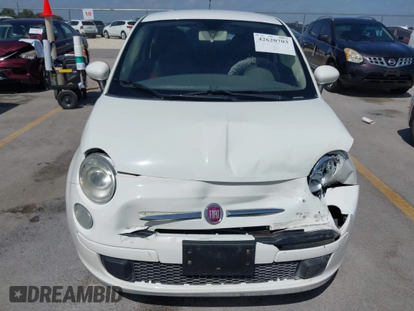 2013 FIAT 500 Pop with VIN 3C3CFFAR6DT752830, listed as a IAAI auction lot 42620703 with 89,150 mi miles and . Bid and sale history available at DreamBid. Image 6.
