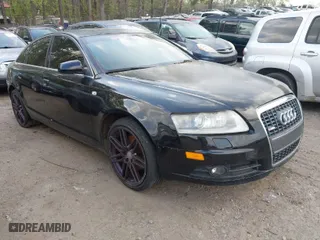 2008 Audi A6 with VIN WAUDH74F48N129288, listed as a IAAI auction lot 41960697 with 196,713 mi miles. Bid and sale history available at carsss.com. Image 1.