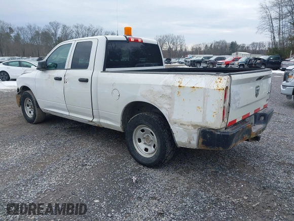 2019 Ram 1500 Tradesman z VIN 1C6RR7FG6KS626077, wystawiony jako IAAI lot #41686501 z przebiegiem 86 338 mil mil oraz . Historia ofert i sprzedaży dostępna na DreamBid. Obrazek 3.