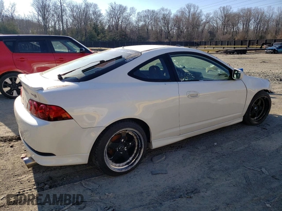 2005 Acura RSX Type S z VIN JH4DC53045S004452, wystawiony jako Copart lot #47405315 z przebiegiem Nie podano mil oraz Szkoda całkowita • Salvage title. Historia ofert i sprzedaży dostępna na DreamBid. Obrazek 3.