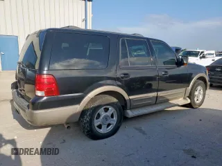 2004 Ford Expedition Eddie Bauer z VIN 1FMFU17L94LB02594, wystawiony jako Copart lot #55357975 z przebiegiem 104 450 mil mil oraz Szkoda całkowita • Salvage title. Historia ofert i sprzedaży dostępna na DreamBid. Obrazek 3.