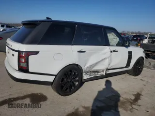 2017 Land Rover Range Rover with VIN SALGS5FE8HA337216, listed as a Copart auction lot 85522694 with 145,269 mi miles and Salvage title. Bid and sale history available at DreamBid. Image 3.