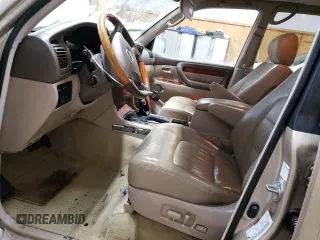 2001 Lexus LX 470 z VIN JTJHT00W213507042, wystawiony jako Copart lot #84236804 z przebiegiem 179 706 mil mil oraz Tytuł czysty. Historia ofert i sprzedaży dostępna na DreamBid. Obrazek 7.