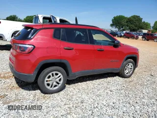 2018 Jeep Compass Sport z VIN 3C4NJDAB6JT101655, wystawiony jako Copart lot #55468205 z przebiegiem 125 766 mil mil oraz Szkoda całkowita • Salvage title. Historia ofert i sprzedaży dostępna na DreamBid. Obrazek 3.