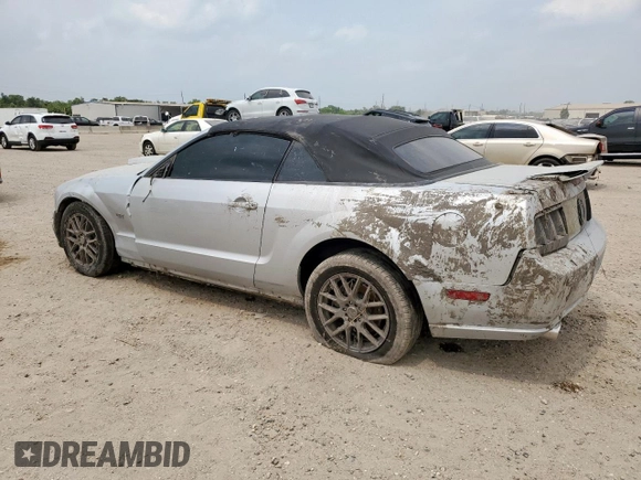 2006 Ford Mustang GT Deluxe with VIN 1ZVFT85H265102410, listed as a Copart auction lot 57847545 with 178,534 mi miles and Salvage title. Bid and sale history available at DreamBid. Image 2.