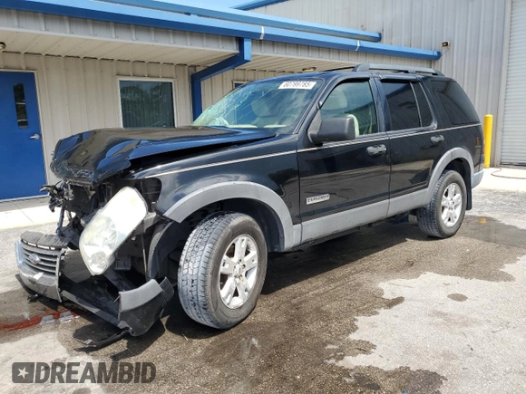 2006 Ford Explorer XLT with VIN 1FMEU73E66UA11365, listed as a Copart auction lot 60799785 with 114,152 mi miles and Salvage title. Bid and sale history available at DreamBid. Image 1.