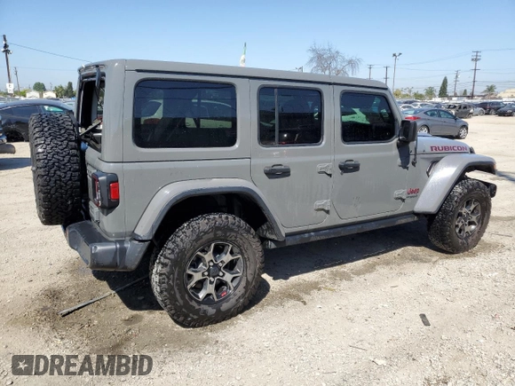 2019 Jeep Wrangler Unlimited Rubicon with VIN 1C4HJXFN1KW502477, listed as a Copart auction lot 52441455 with 53,110 mi miles and Salvage title. Bid and sale history available at DreamBid. Image 3.
