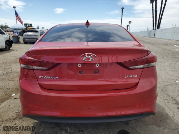 2017 Hyundai Elantra SE with VIN 5NPD84LF6HH087189, listed as a Copart auction lot 50086985 with 82,294 mi miles and Salvage Title. Bid and sale history available at carsss.com. Image 6.