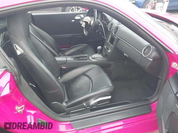 2007 Porsche Cayman S with VIN WP0AB29877U780410, listed as a IAAI auction lot 42153981 with 74,366 mi miles and . Bid and sale history available at DreamBid. Image 5.