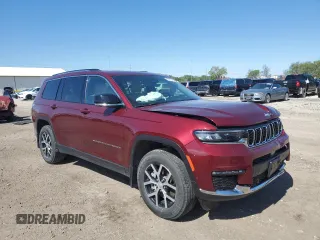 2024 Jeep Grand Cherokee Limited with VIN 1C4RJKBG3R8916325, listed as a Copart auction lot 55571865 with 35,657 mi miles and Salvage title. Bid and sale history available at DreamBid. Image 4.