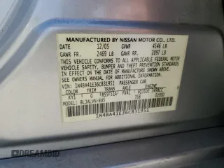 2006 Nissan Maxima 3.5 SE with VIN 1N4BA41E36C831951, listed as a Copart auction lot 74811904 with 277,544 mi miles and Salvage Title. Bid and sale history available at carsss.com. Image 12.