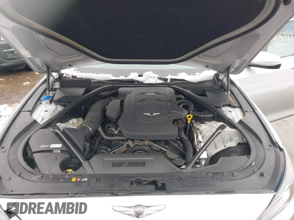 2017 Genesis G80 3.8L z VIN KMHGN4JE0HU203486, wystawiony jako IAAI lot #41571417 z przebiegiem 93 418 mil mil oraz . Historia ofert i sprzedaży dostępna na DreamBid. Obrazek 10.