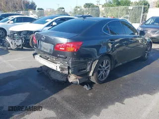 2008 Lexus IS 250 with VIN JTHBK262482059056, listed as a IAAI auction lot 41988302 with 203,953 mi miles. Bid and sale history available at carsss.com. Image 4.