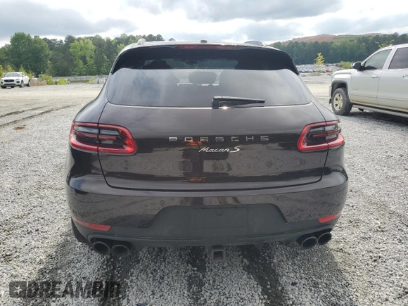 2018 Porsche Macan S z VIN WP1AB2A59JLB35593, wystawiony jako Copart lot #56154235 z przebiegiem Nie podano mil oraz Czysty tytuł • Clean title. Historia ofert i sprzedaży dostępna na DreamBid. Obrazek 6.