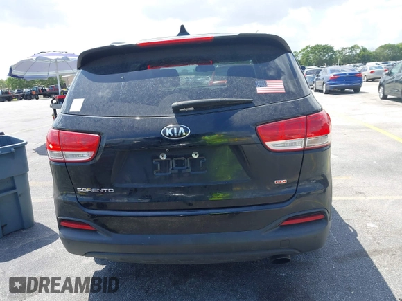 2017 Kia Sorento LX with VIN 5XYPG4A34HG276651, listed as a IAAI auction lot 41971527 with 122,640 mi miles. Bid and sale history available at carsss.com. Image 16.
