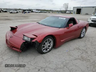 1998 Chevrolet Corvette with VIN 1G1YY22GXW5124587, listed as a Copart auction lot 48278364 with 104,384 mi miles and Salvage Title. Bid and sale history available at carsss.com. Image 1.