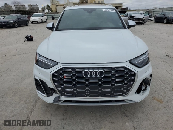 2022 Audi SQ5 Prestige with VIN WA1C4AFY0N2055977, listed as a Copart auction lot 86912774 with 13,290 mi miles and Salvage Title. Bid and sale history available at carsss.com. Image 5.