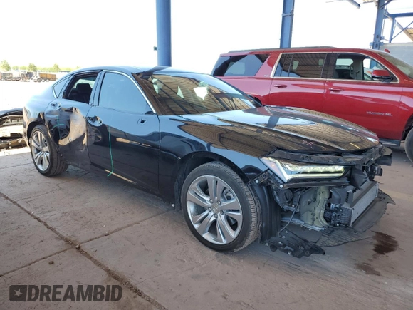 2022 Acura TLX Technology with VIN 19UUB5F49NA001833, listed as a Copart auction lot 57454905 with 15,304 mi miles and Salvage title. Bid and sale history available at DreamBid. Image 4.