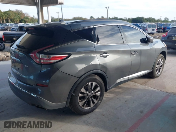 2016 Nissan Murano Platinum with VIN 5N1AZ2MG9GN125178, listed as a IAAI auction lot 41456322 with 179,505 mi miles and . Bid and sale history available at DreamBid. Image 4.
