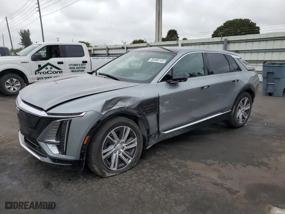 2024 Cadillac LYRIQ Tech with VIN 1GYKPMRK6RZ143540, listed as a Copart auction lot 88400145 with NaN miles and Salvage Title. Bid and sale history available at carsss.com. Image 1.
