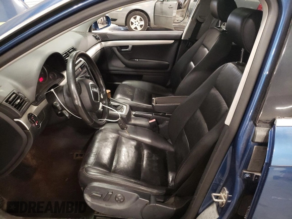 2005 Audi A4 2.0T with VIN WAUAF68E25A457803, listed as a Copart auction lot 80215234 with 141,017 mi miles and Clean Title. Bid and sale history available at carsss.com. Image 7.