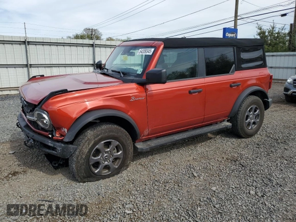 2024 Ford Bronco Big Bend z VIN 1FMDE7BH7RLA10353, wystawiony jako Copart lot #54209345 z przebiegiem 10 606 mil mil oraz Szkoda całkowita • Salvage title. Historia ofert i sprzedaży dostępna na DreamBid. Obrazek 1.