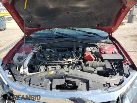 2012 Ford Fusion SEL with VIN 3FAHP0JA1CR348647, listed as a Copart auction lot 61761545 with 65,456 mi miles and Salvage title. Bid and sale history available at DreamBid. Image 11.