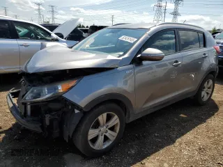 2013 Kia Sportage LX with VIN KNDPBCA23D7370236, listed as a Copart auction lot 62426145 with 281,748 mi miles and Clean title. Bid and sale history available at DreamBid. Image 1.