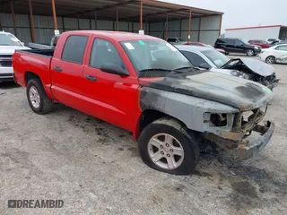 2011 Ram Dakota Bighorn/Lonestar with VIN 1D7RE3GK9BS608307, listed as a IAAI auction lot 41487115 with 1 mi miles. Bid and sale history available at carsss.com. Image 1.